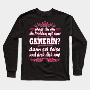 Gaming mädchen video spiele Konsole Frauen Long Sleeve T-Shirt